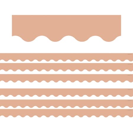 Teacher Created Resources Sedona Sand Scalloped Border Trim, 72PK 7217